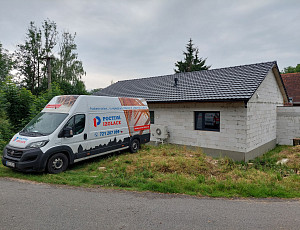 Zateplení novostavby pomocí foukané izolace